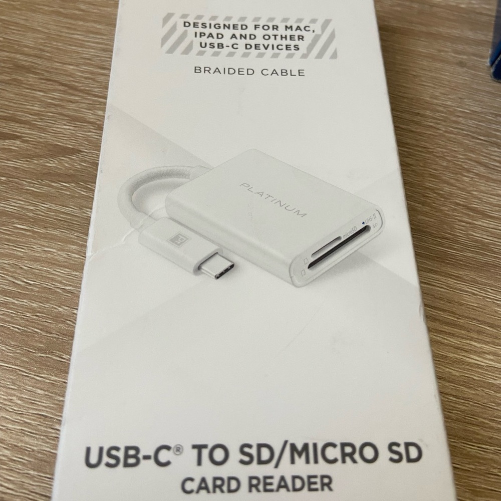 platinum usb-c to sd/micro sd
